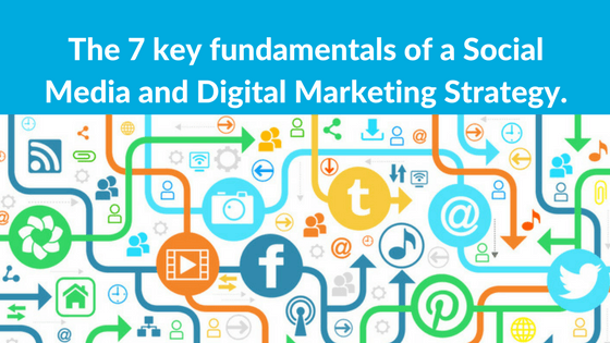The 7 key fundamentals of a Social Media and Digital Marketing Strategy. www.theonlinebusinessacademy.co.nz #TOBANEWS